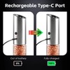 Vzaahu Gravity Electric Pepper and Salt Grinder Set of 2
