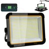 Wideskall 100W Portable Rechargable Solar Panel LED Work Light with