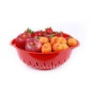 Mintra Home Mixing Bowl w/Colander (Large 4.5L, Red) - For