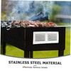 BESPORTBLE Sturdy Stainless Steel Louver Vent Grill Vent Cover for