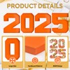 2025 Set Cardboard Number for Charcuterie 10.2'' Orange Fillable Tray