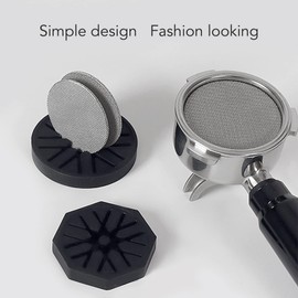 YOUTHINK Puck Screen Stand, Portafilter Silicone Basket Stand Compact Small Stable Quick Drying Coffee Filters Stand Holder for Home Apartment Office Coffee Shop