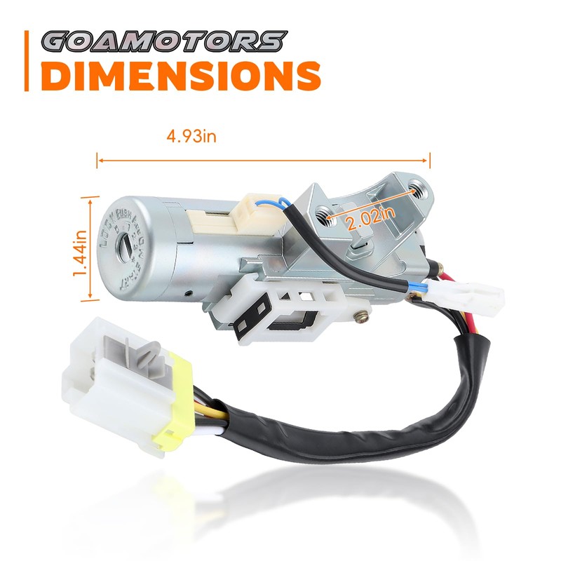 GoaMotors D8700-40U11 Ignition Lock Cylinder and Switch with 2 Keys
