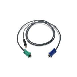 IOGEAR USB KVM Bonded Cable 6-Feet with USB and VGA Connections, G2L5202UTAA