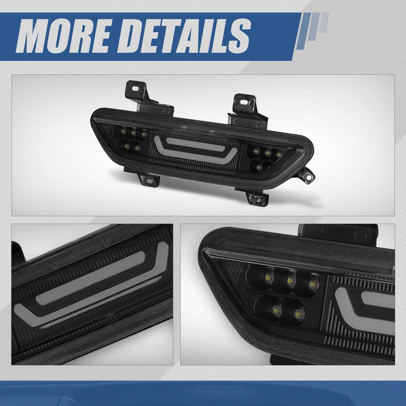 Auto Dynasty 3D LED Bar Tinted Housing Third Rear Tail