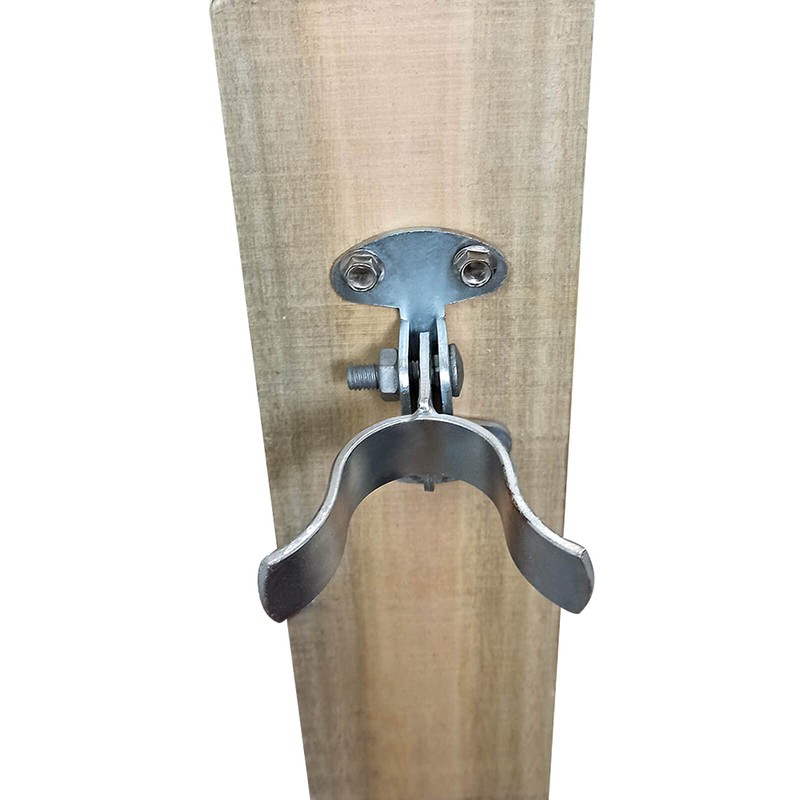 1-3/8" Flat Back Wall Mount Fork Gate Latch - Gate