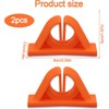 Fokmuaex 2pcs Wall Mount Fishing Rod Holder - No Drilling