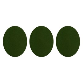 sourcing map 3Pcs Iron-on Patches, Elbow Knee Velvet Patches, Fabric Repair Patches Crafts for Repair Clothing Crafts Sweater Pants Shirts, 6x4 Inch Green