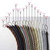BEL AVENIR Curtain Tiebacks Ropes Tie-Backs, Handmade Curtain Holdbacks (Black,