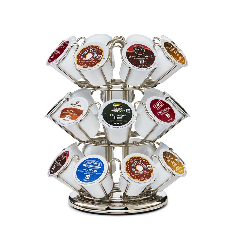Keurig Storage Carousel, Coffee Pod Storage, Holds up to 10