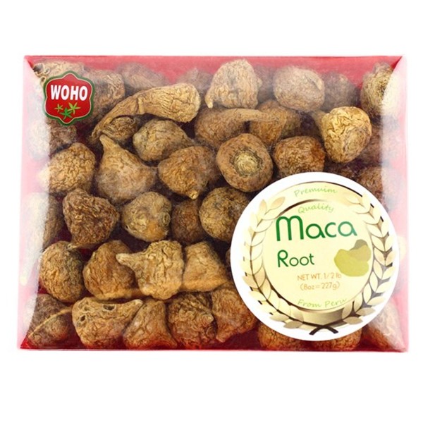 WOHO Maca Root Raw Medium 8Oz (Peruvian Ginseng)