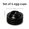 MIAMIO – Egg Cups 4-Piece Ceramic Set, Stoneware Egg Cups