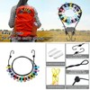 Clothesline，Retractable Portable Clothesline for Travel，Clothing line with 12 Clothes Clips，for