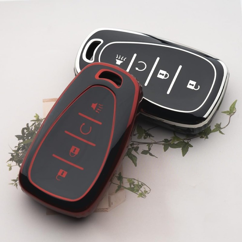 Tautrophen Key Fob Cover Compatible with Chevy Bolt EV EUV