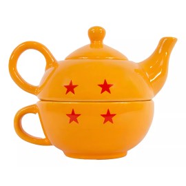 Taza Tetera Dragon Ball Z Esfera Estrellas Edicion Limitada Color Amarillo
