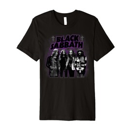 Black Sabbath Cross Glow Group Premium T-Shirt