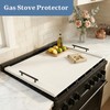 FayuuGem White Stove Top Cover | 30"x22" Modern Noodle Board