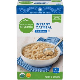 Simple Truth Organic Instant Oatmeal 12 Ct (Pack of 2)