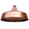 Antique Red Copper Shower Heads Round 8" Rainfall Shower Bathroom