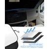 Front Windshield Sunshade fit for Ford Econoline E-Series Van 1992-2025