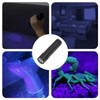 UV Flashlight 365nm UV LED Violet Flashlight 5 Modes for
