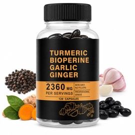 OKONOS Turmeric Curcumin Supplement with Black Pepper Extract