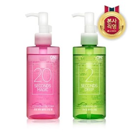LG Household & Health Care 온더바디 클렌징 오일 200ml x 3개 (2종 중 택1) On The Body Cleansing Oil 200ml x 3 (Choose 1 of 2 Types)