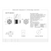Metzler - Push Button 19mm - LED Symbol Number 6