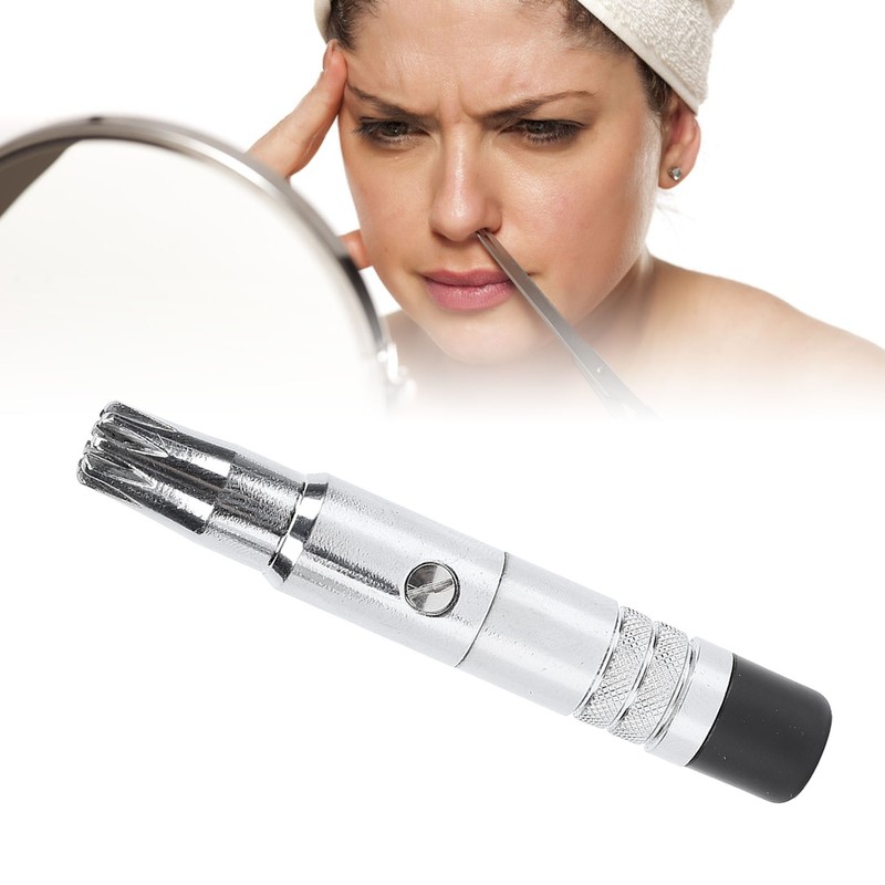 Manual Nose Hair Trimmer Precise Trimming Stainless Steel 360 Degree
