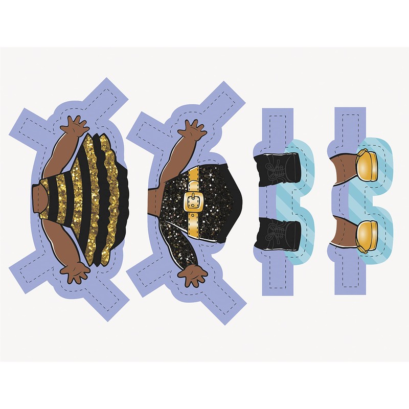 Multicolor LOL Surprise Paper Dolls - 2 Count | Disposable