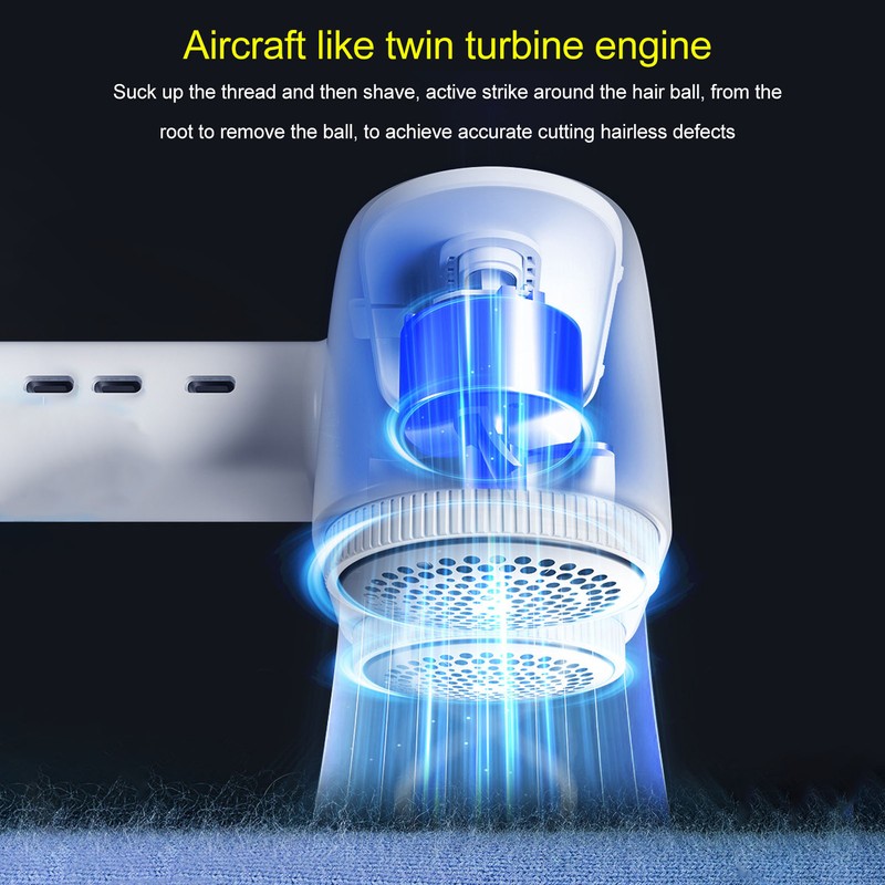 Fabric Shaver Multifunction Efficient 2 in 1 USB Rechargeable Lint