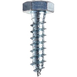 Lag Screws Zinc Plated 3/8" x 2", Quantity 100 Bolts, Heavy Duty Coach Screw for Structural and Wood Application Use Low Carbon Steel ASME B18.2.1 and SAE J429 by Newport Fasteners