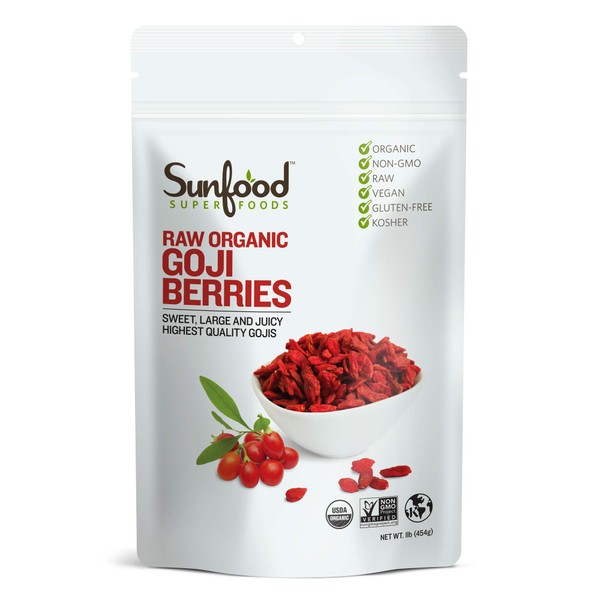 SunFood Superfoods Goji Berries Sundried - 1 lb
