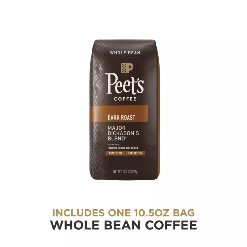Peet'S Coffee, Dark Roast Whole Bean Coffee - Major Dickason'S
