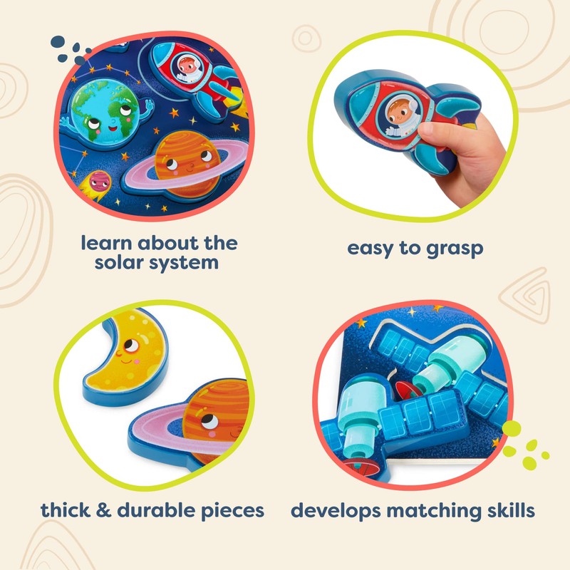 B. toys- Peek & Explore - Outer Space- Chunky Puzzle