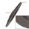 sourcing map Flap Discs, 320-grits 4" x 5/8" Abrasive Grinding