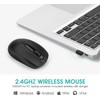 Rii Wireless Noiseless Mouse,2.4G Portable Computer Mice for PC, Laptop,