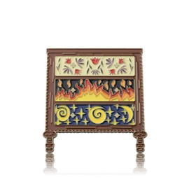 PLITI Archeron Sisters Gift Feyre Fans Gift Sarah J Maas Gift Feyre's Dresser Gift ACOTAR Inspired Brooch Pin For Book Lover (Dresser pinCA)