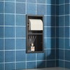 Bernkot Recessed Toilet Paper Holder, Double Roll Toilet Tissue Holder