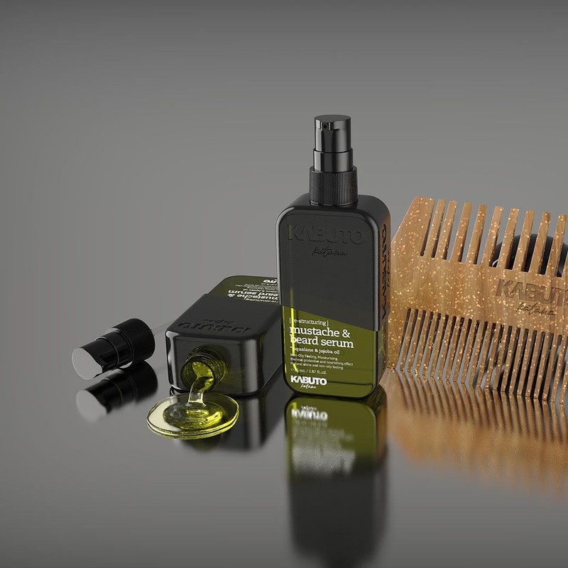 Kabuto Katana Mustache & Beard Care Serum