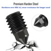 Nssnlur Pack of 6 hardened steel nozzle for Bambulab X1/X1C/X1E/P1P/P1S,