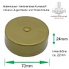 Distribution Box Gold Plastic with Accessories Diameter 73 x 24