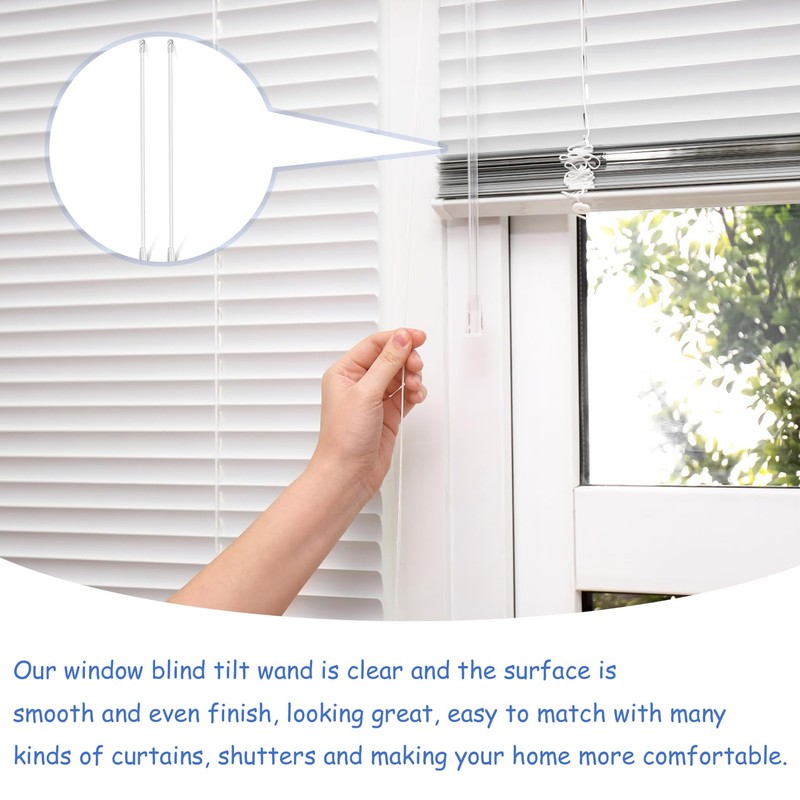 Blind Wand for Window Blind,2pcs 12in Replacement Control Wand Tilter