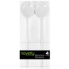 Bluesky Trading Novelty Servware White Plastic Serving Set - Includes: