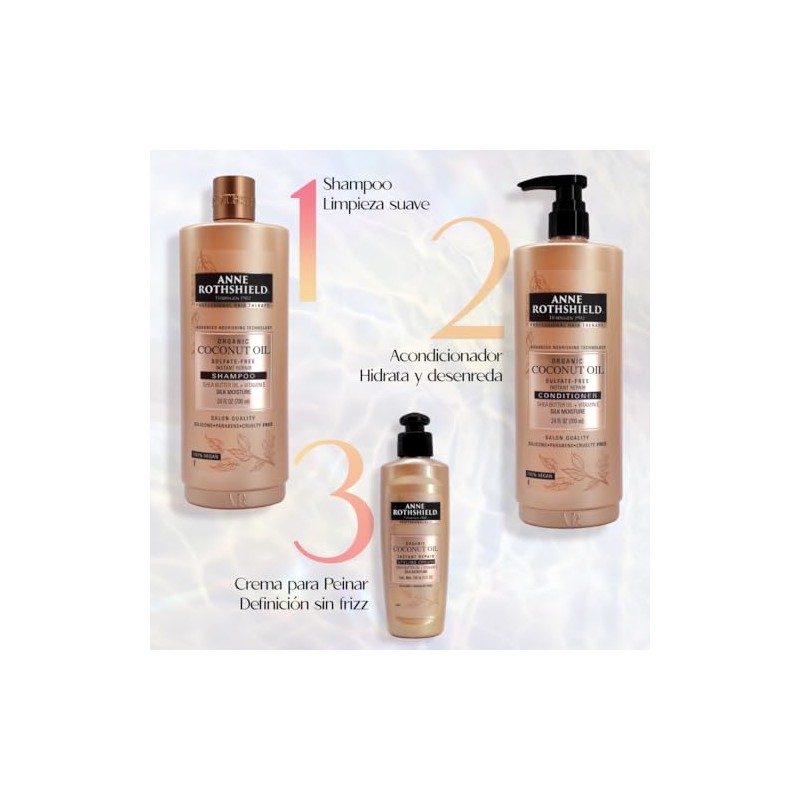 Anne Rothshield Acondicionador Organic Coconut Oil 700Ml