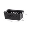 IRIS USA 12 Pack Shelf Storage Basket Organizer for Pantries,