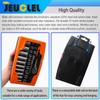 JEUCLEL 37PCS 1/4" Drive Mini Ratchet Set with bits, Torx,