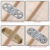 Hinges Foldable Pack of 6 Door Hinges Furniture Hinge for