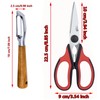 KYDIFS Left Handed Kitchen Scissors and Left Handed Peeler, All