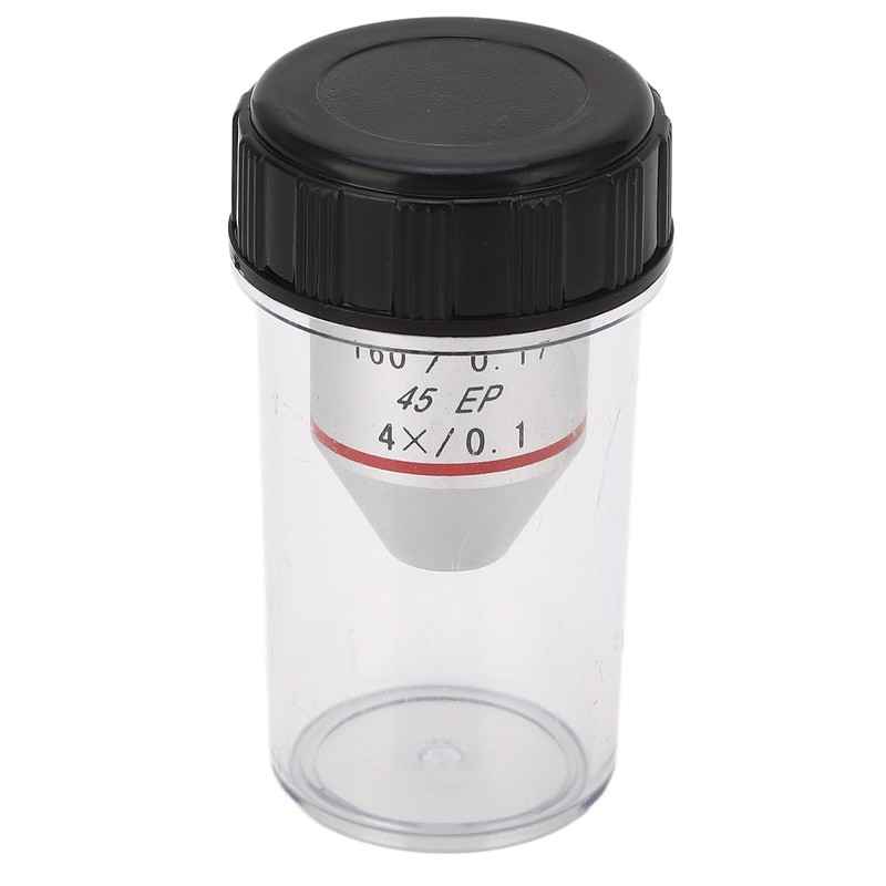 4X Objective Lens 195EP Achromatic Objective Lens Replacement for Biological